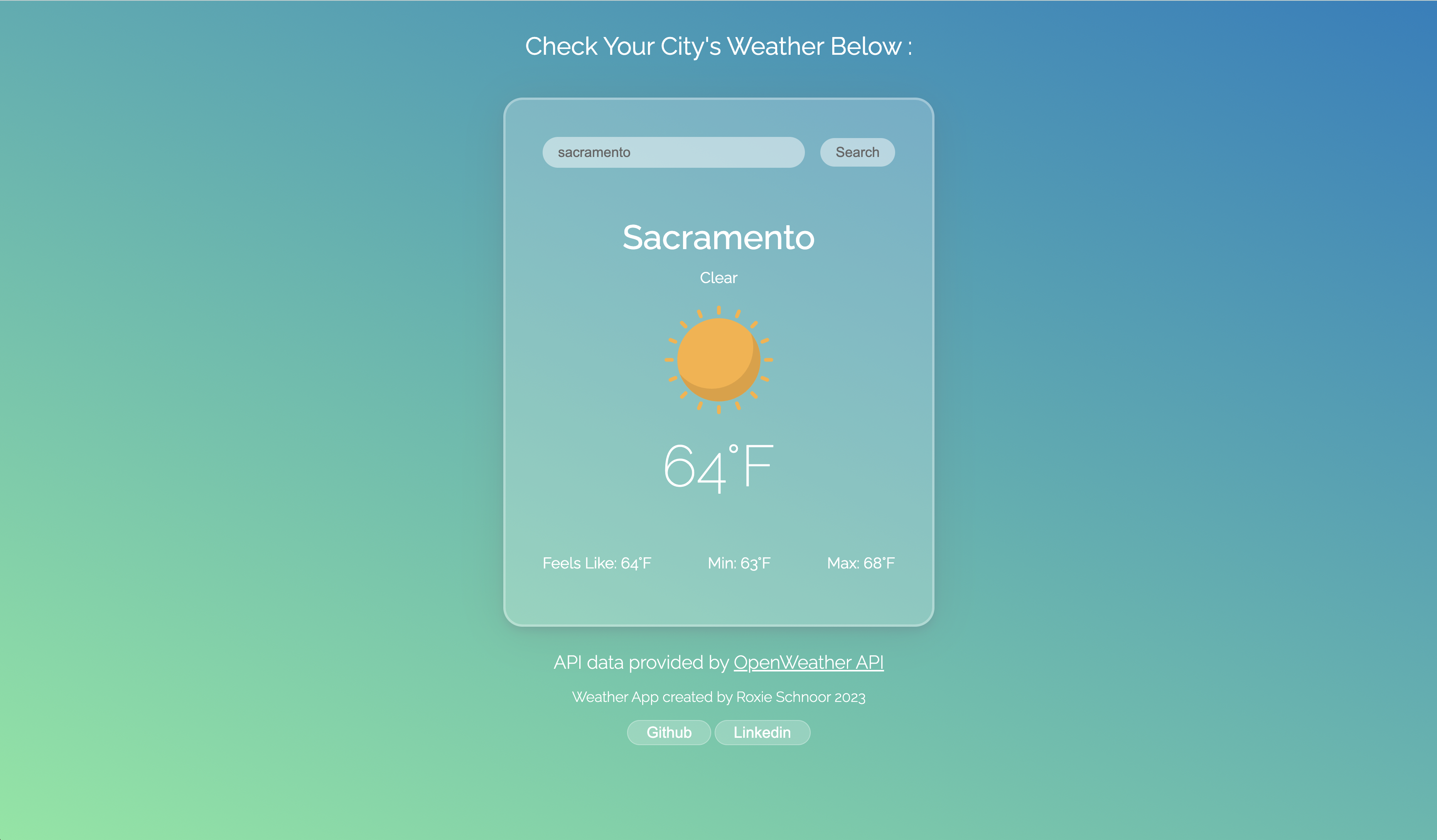 Weather App